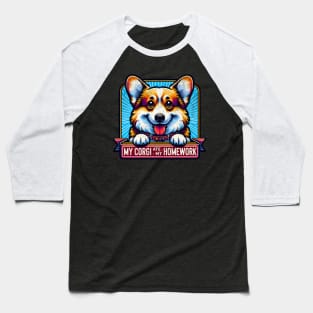 Dog ate my homework, Funny memes Baseball T-Shirt